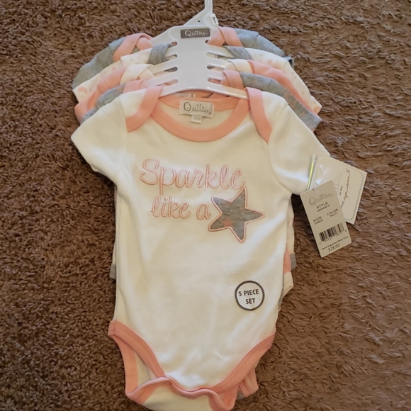 Lot of 11 brand new baby girl onesies - Picture 2 of 4